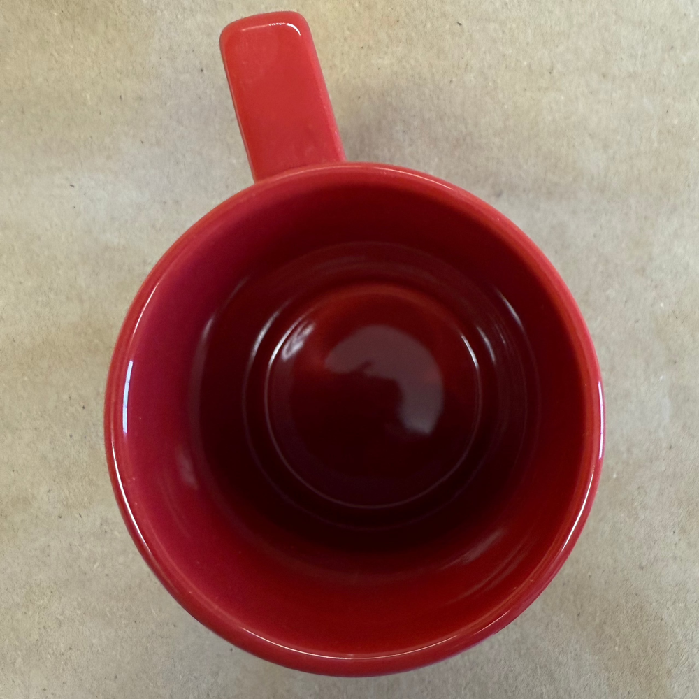 Starbucks Tall Red Square Handle Mug-2018